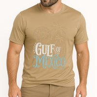 Gulf Of Mexico Gift Flag Beach Golfo De Mexico .Png Cooling Performance Crew T-Shirt