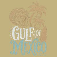 Gulf Of Mexico Gift Flag Beach Golfo De Mexico .Png Cooling Performance Crew T-Shirt