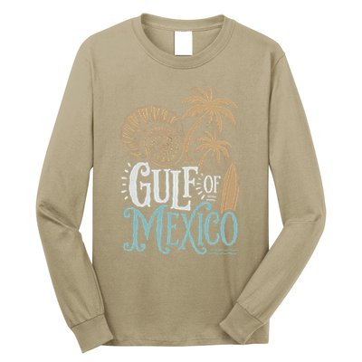 Gulf Of Mexico Gift Flag Beach Golfo De Mexico .Png Long Sleeve Shirt