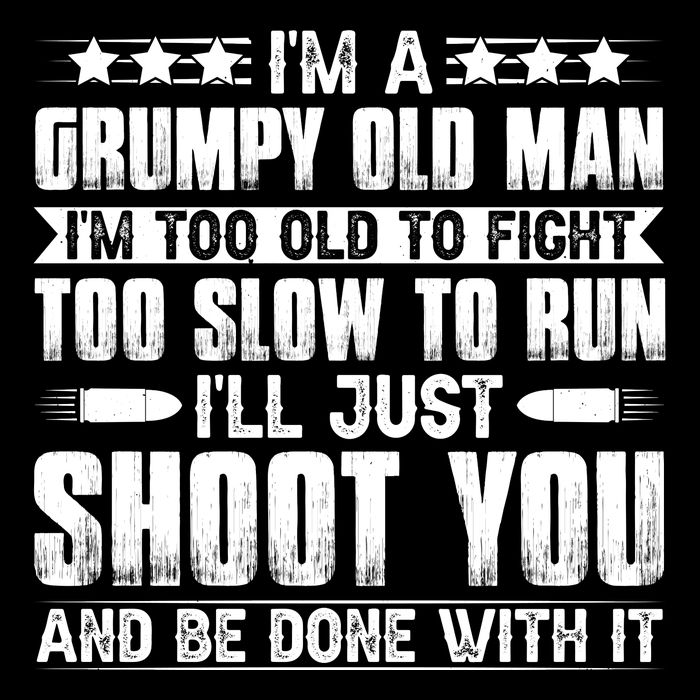 Grumpy Old Man Humorous Statement Baby Bodysuit