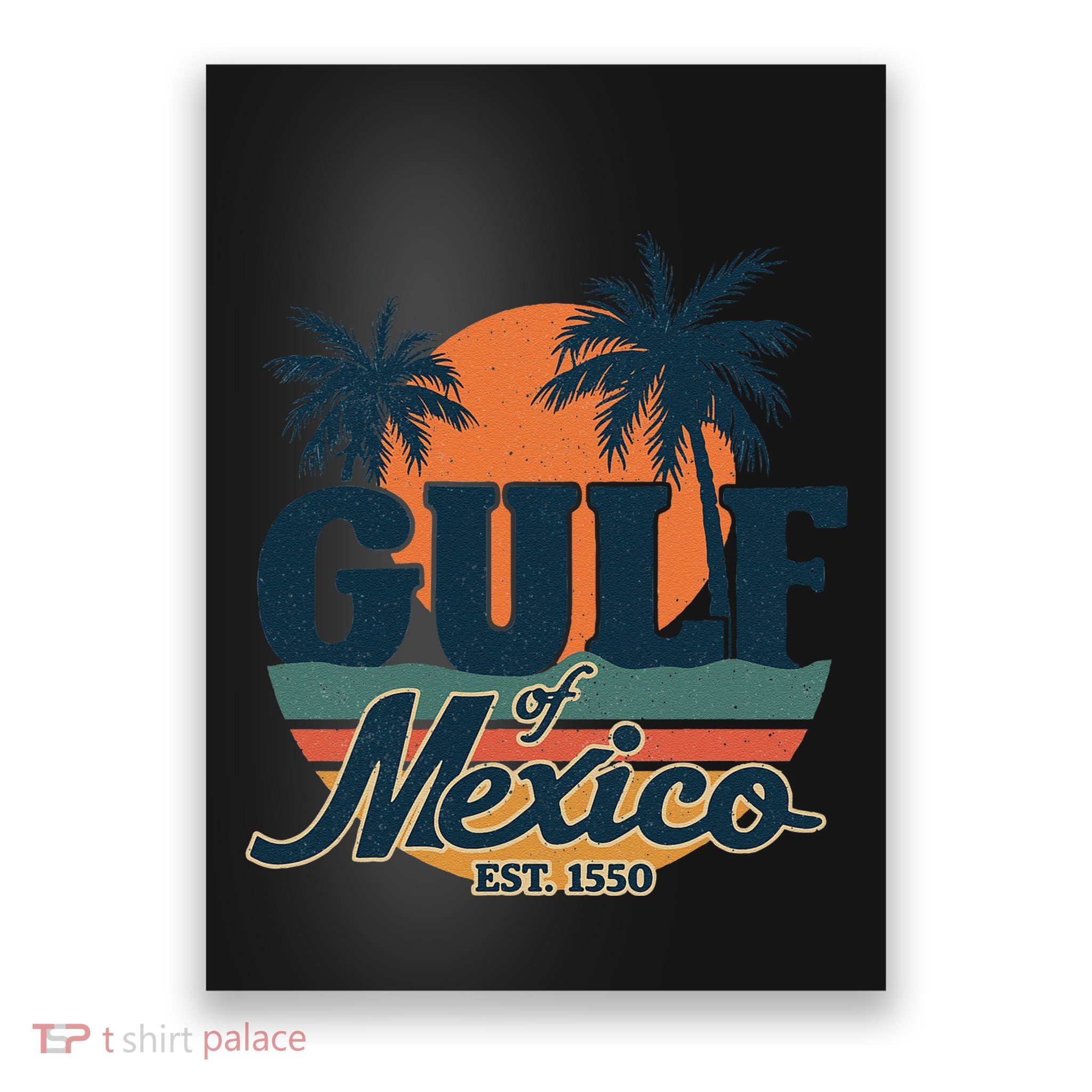 Gulf Of Mexico .Png Poster