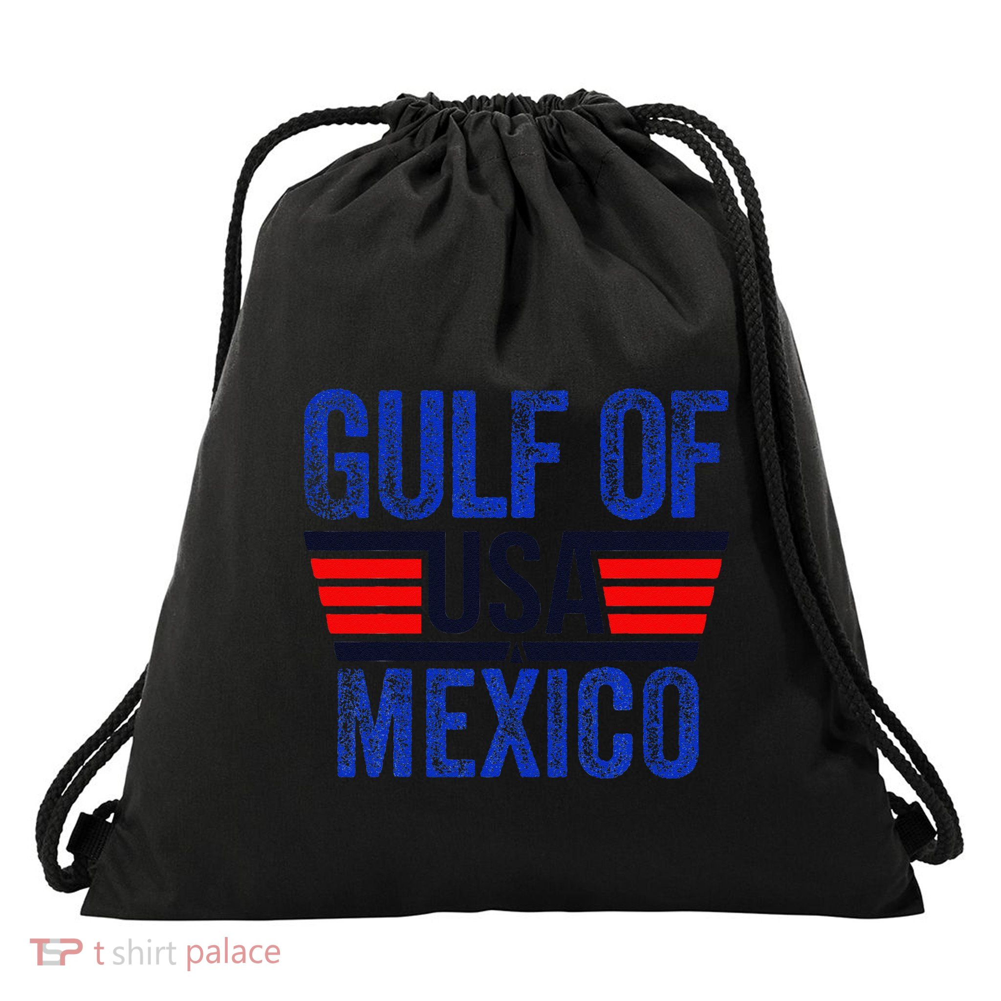 Gulf Of Mexico 1569 Mexico Map Lover Drawstring Bag
