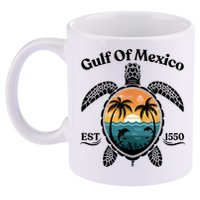 Gulf Of Mexico Turtle Est 1550 Gulf Of Mexico 11oz C Handle Ceramic Mug