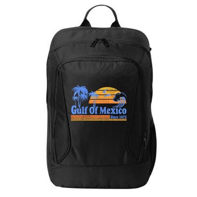 Gulf Of Mexico Since 1672 Retro Vintage Beach City Backpack