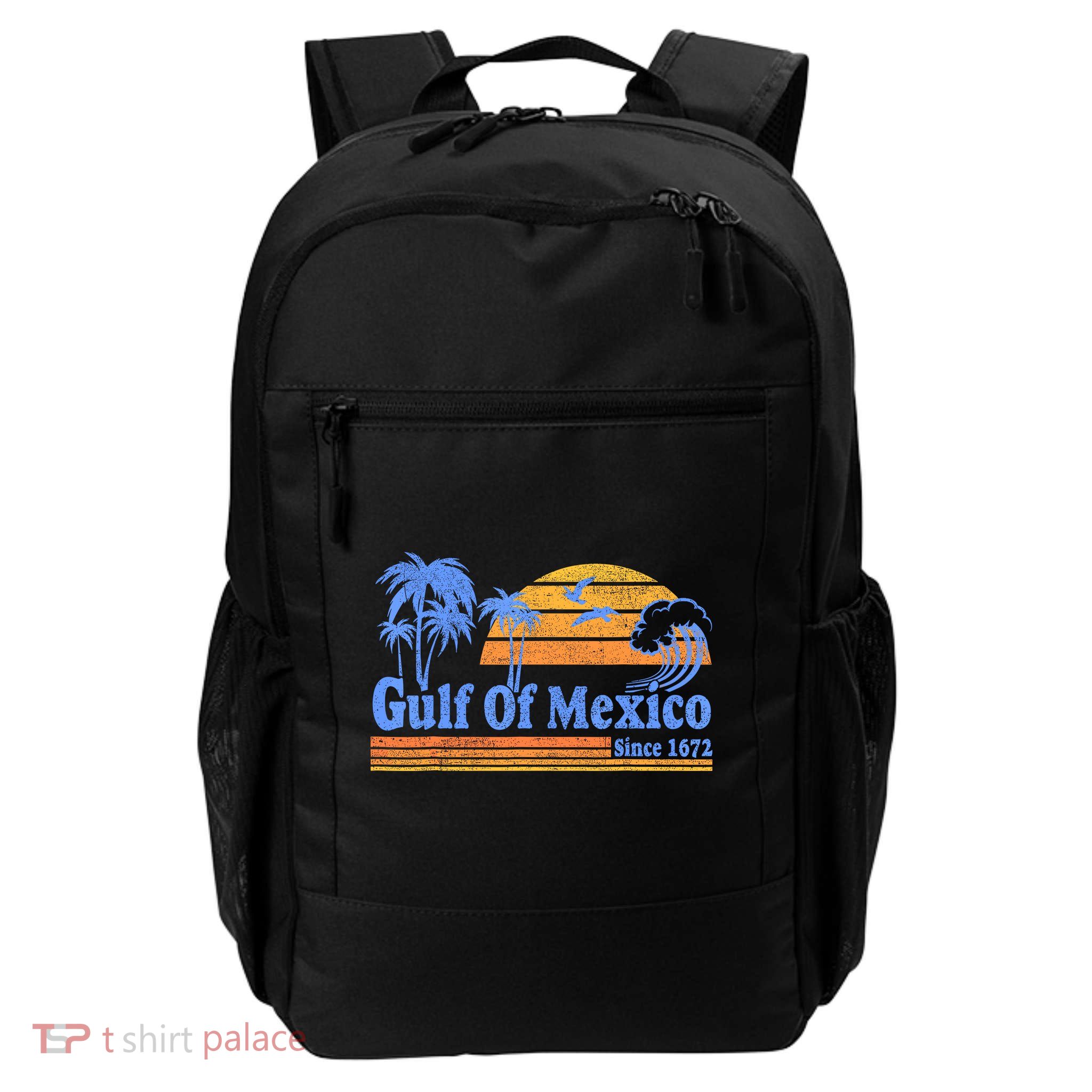 Gulf Of Mexico Since 1672 Retro Vintage Beach Backpack