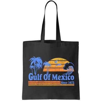 Gulf Of Mexico Since 1672 Retro Vintage Beach Bag