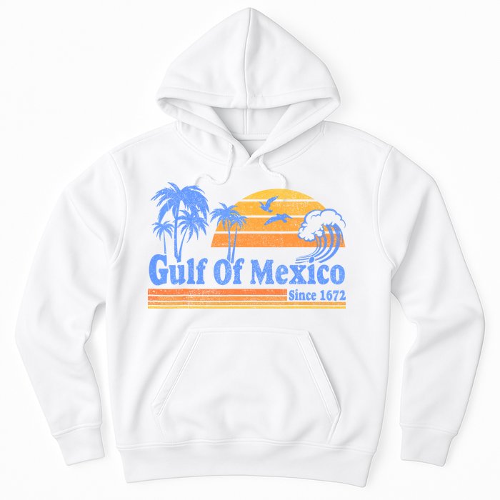Gulf Of Mexico Since 1672 Retro Vintage Beach Hoodie