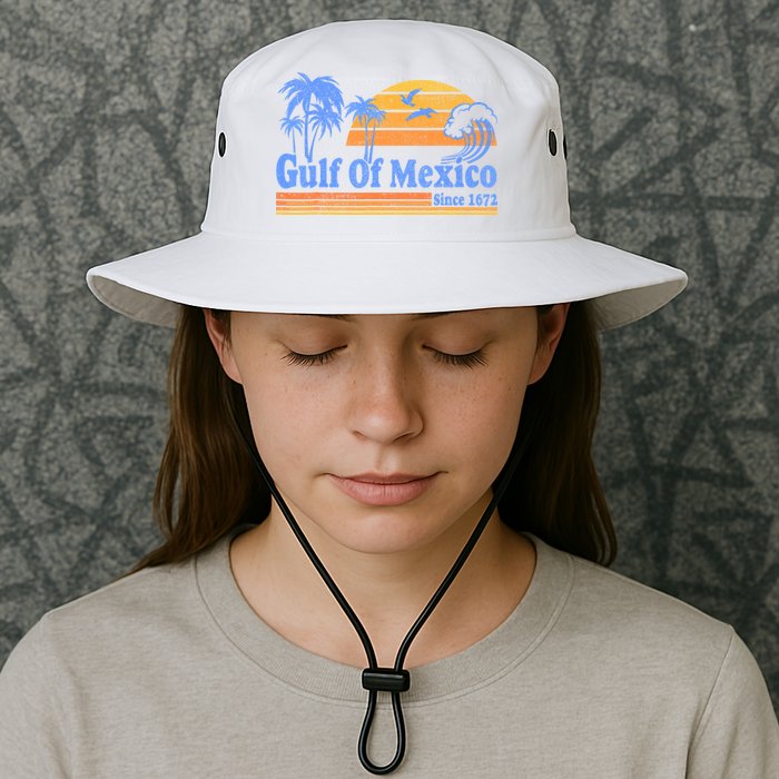 Gulf Of Mexico Since 1672 Retro Vintage Beach Bucket Hat