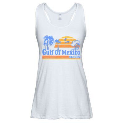 Gulf Of Mexico Since 1672 Retro Vintage Beach Ladies Essential Flowy Tank