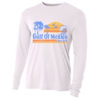 Gulf Of Mexico Since 1672 Retro Vintage Beach Cooling Performance Long Sleeve Crew