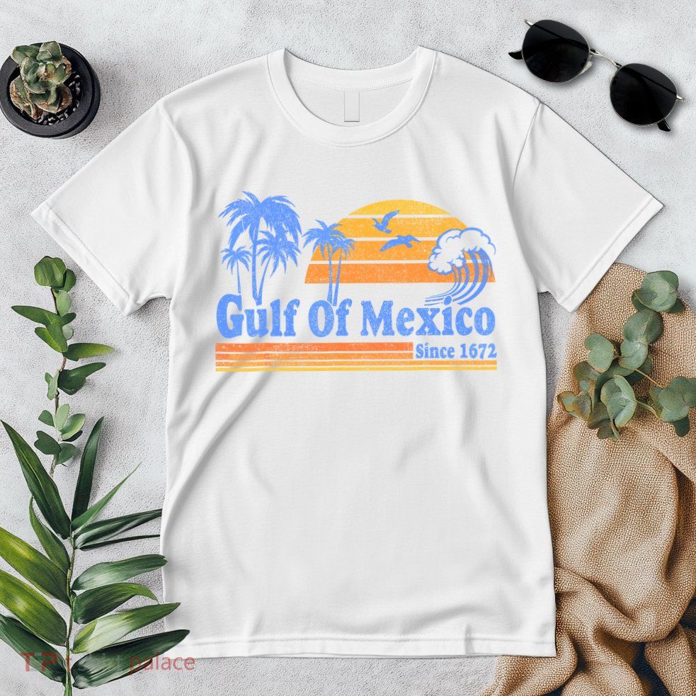 Gulf Of Mexico Since 1672 Retro Vintage Beach Premium T-Shirt