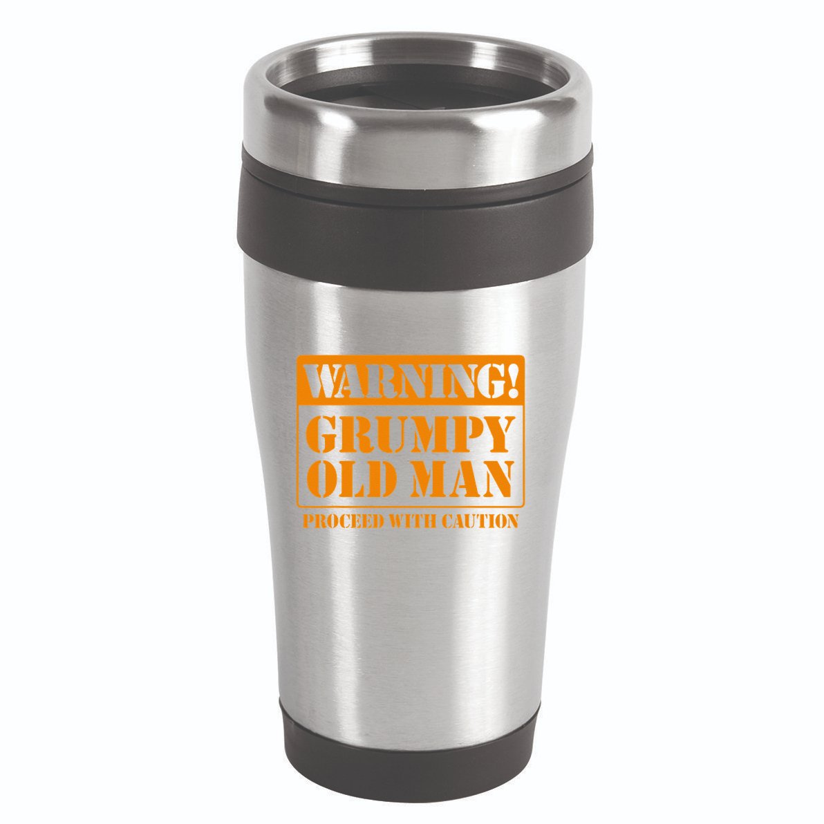 Grumpy Old Man For Grandfathers Dads Fathers Day 16oz Travel Tumbler