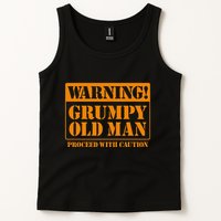 Grumpy Old Man For Grandfathers Dads Fathers Day Tank Top