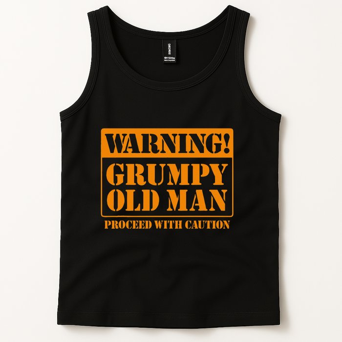Grumpy Old Man For Grandfathers Dads Fathers Day Tank Top