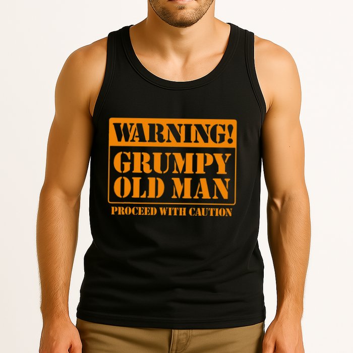 Grumpy Old Man For Grandfathers Dads Fathers Day Tank Top