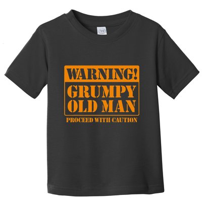 Grumpy Old Man For Grandfathers Dads Fathers Day Toddler T-Shirt