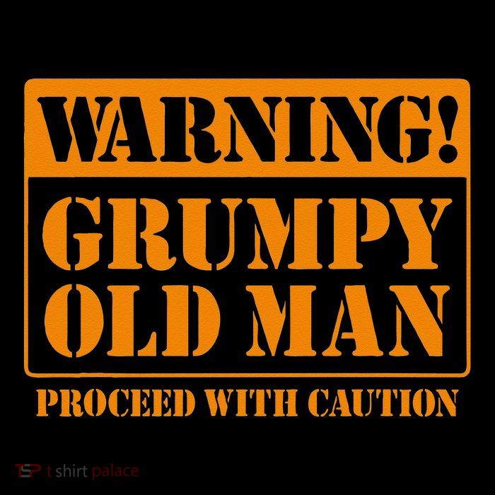 Grumpy Old Man For Grandfathers Dads Fathers Day Short Acrylic Beanie