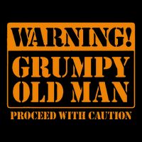 Grumpy Old Man For Grandfathers Dads Fathers Day Zip Tote Bag