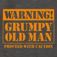 Grumpy Old Man For Grandfathers Dads Fathers Day Vector Backpack