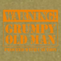 Grumpy Old Man For Grandfathers Dads Fathers Day Garment-Dyed Women's Muscle Tee