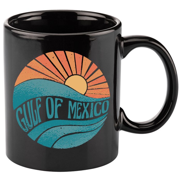 Gulf Of Mexico 11oz C Handle Ceramic Mug