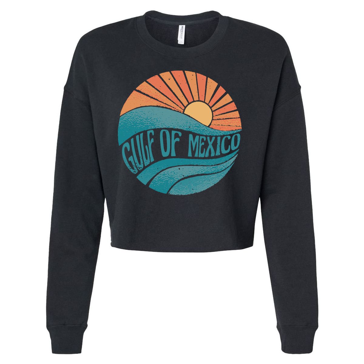 Gulf Of Mexico Cropped Pullover Crew