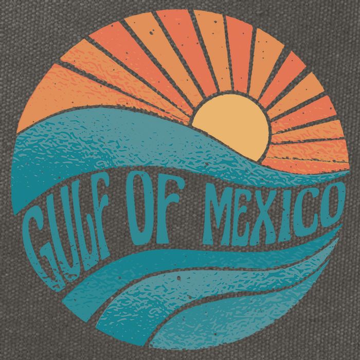 Gulf Of Mexico Cotton Canvas Backpack