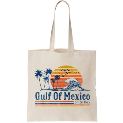 Gulf Of Mexico Since 1672 Retro Vintage Beach Bag