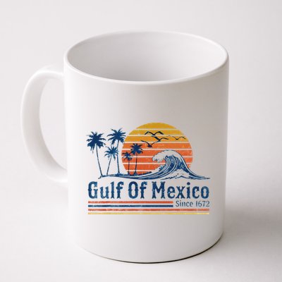 Gulf Of Mexico Since 1672 Retro Vintage Beach Mug