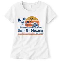Gulf Of Mexico Since 1672 Retro Vintage Beach Womens T-Shirt