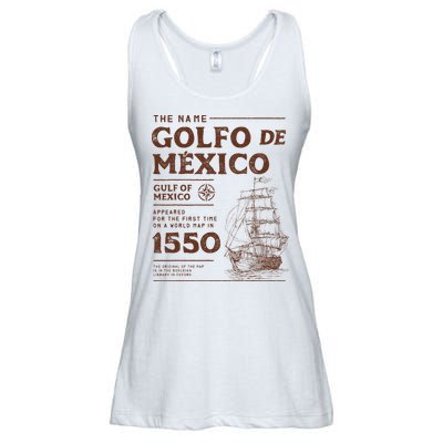 Gulf Of Mexico Name Origin 1550 Ladies Essential Flowy Tank