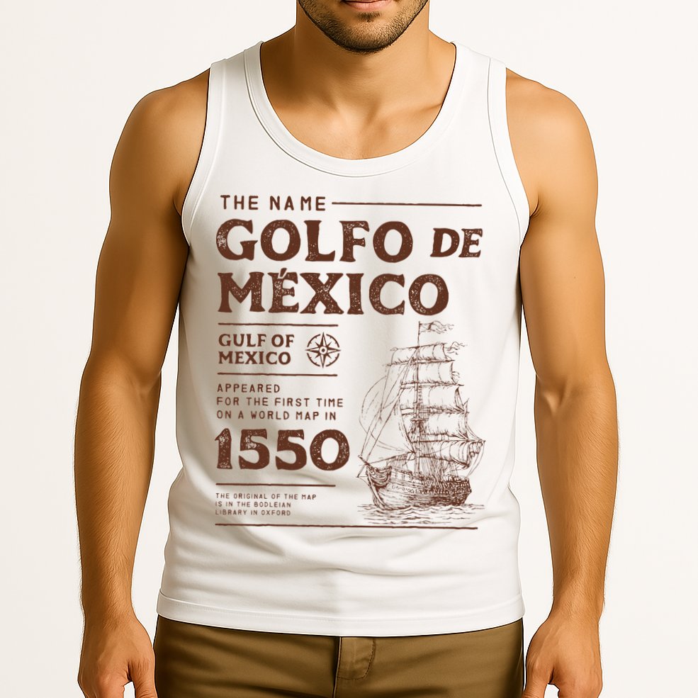 Gulf Of Mexico Name Origin 1550 Tank Top