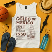 Gulf Of Mexico Name Origin 1550 Tank Top
