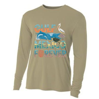 Gulf Of Mexico Forever Marine Wildlife Ocean Conservation Cooling Performance Long Sleeve Crew