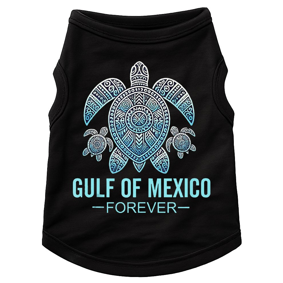 Gulf Of Mexico Forever Mexican Souvenir Mexican Gulf Doggie Tank