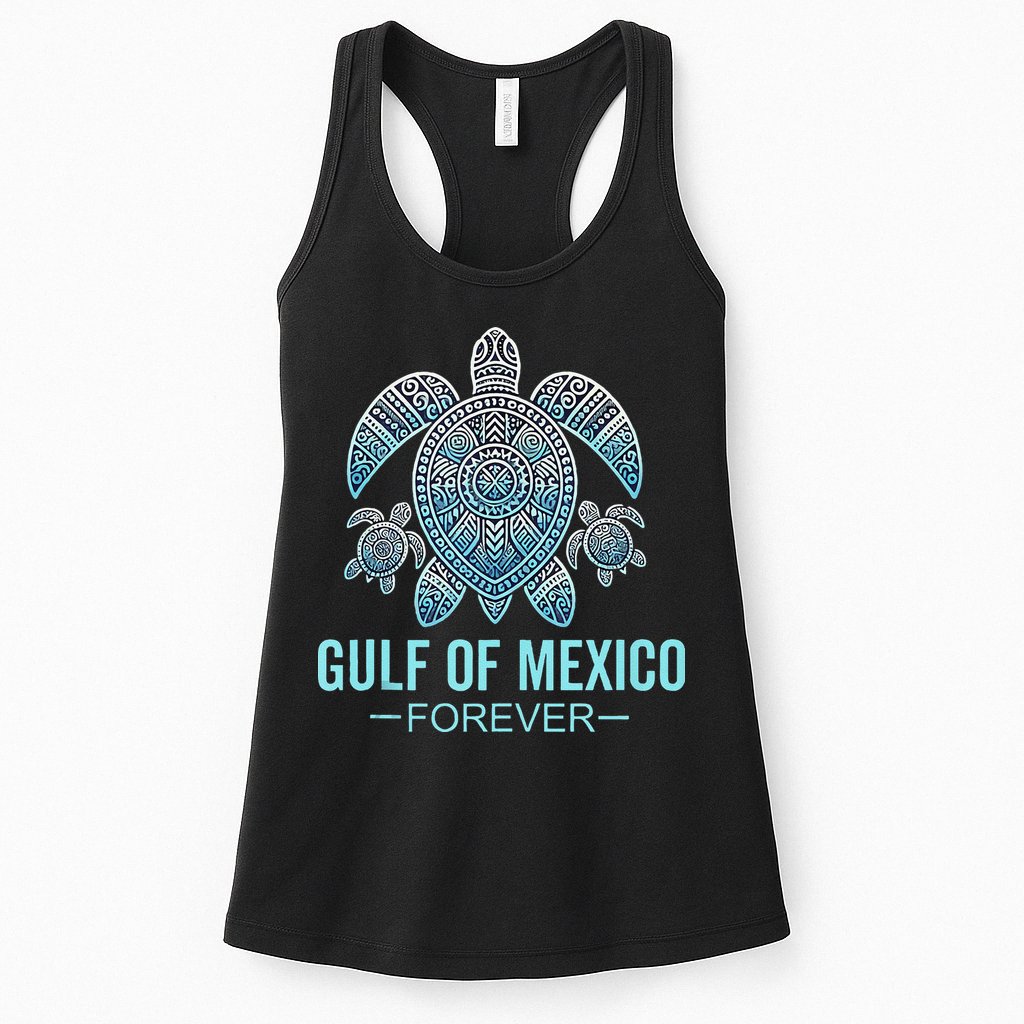 Gulf Of Mexico Forever Mexican Souvenir Mexican Gulf Womens Tank Top