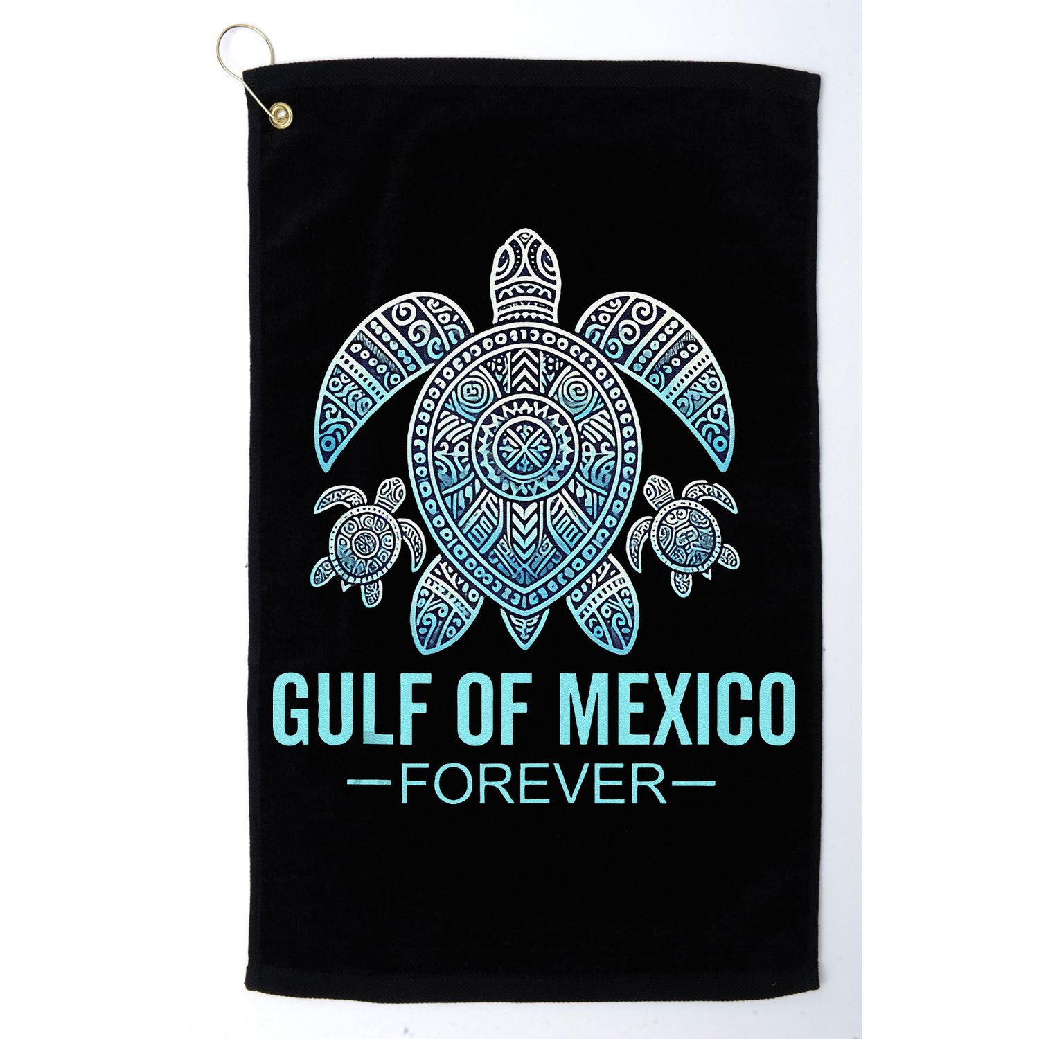 Gulf Of Mexico Forever Mexican Souvenir Mexican Gulf Golf Towel