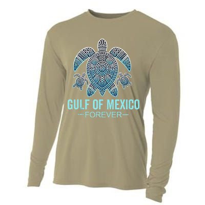 Gulf Of Mexico Forever Mexican Souvenir Mexican Gulf Cooling Performance Long Sleeve Crew