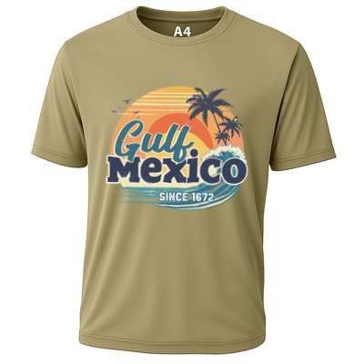 Gulf Of Mexico Since 1672 Retro Vintage Beach Sunset Performance Shirt