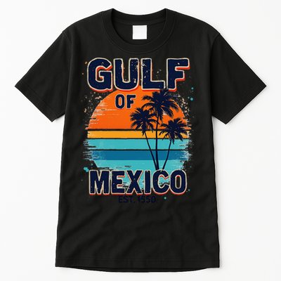 Gulf Of Mexico Since 1550 Retro Beach Tall T-Shirt