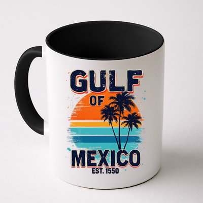 Gulf Of Mexico Since 1550 Retro Beach Mug