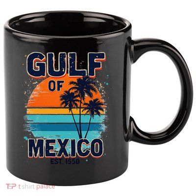 Gulf Of Mexico Since 1550 Retro Beach 11oz C Handle Ceramic Mug