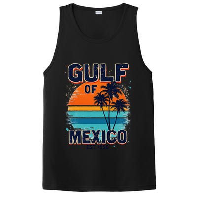 Gulf Of Mexico Since 1550 Retro Beach PosiCharge Competitor Tank