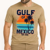 Gulf Of Mexico Since 1550 Retro Beach Cooling Performance Crew T-Shirt