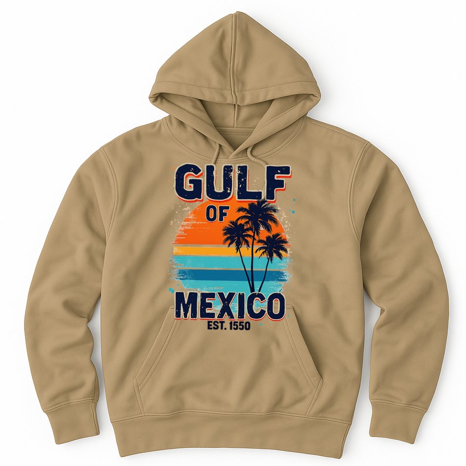 Gulf Of Mexico Since 1550 Retro Beach Hoodie