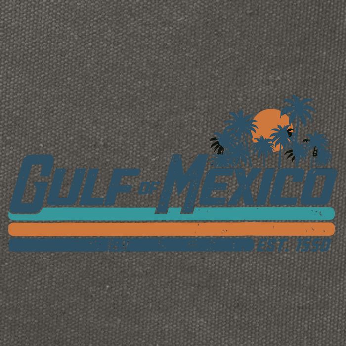 Gulf Of Mexico Cotton Canvas Backpack