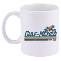 Gulf Of Mexico 11oz C Handle Ceramic Mug