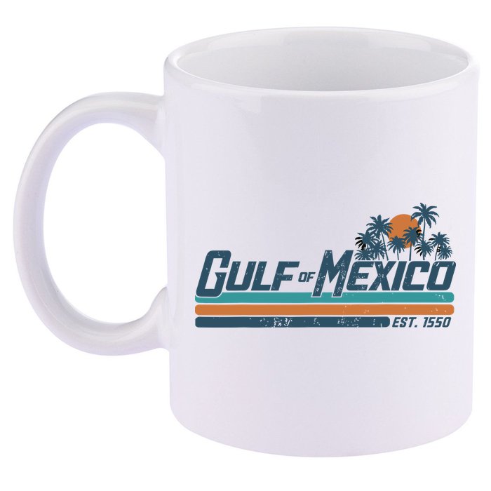 Gulf Of Mexico 11oz C Handle Ceramic Mug