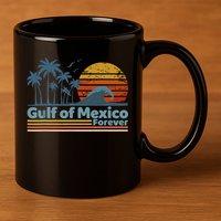 Gulf Of Mexico 11oz C Handle Ceramic Mug