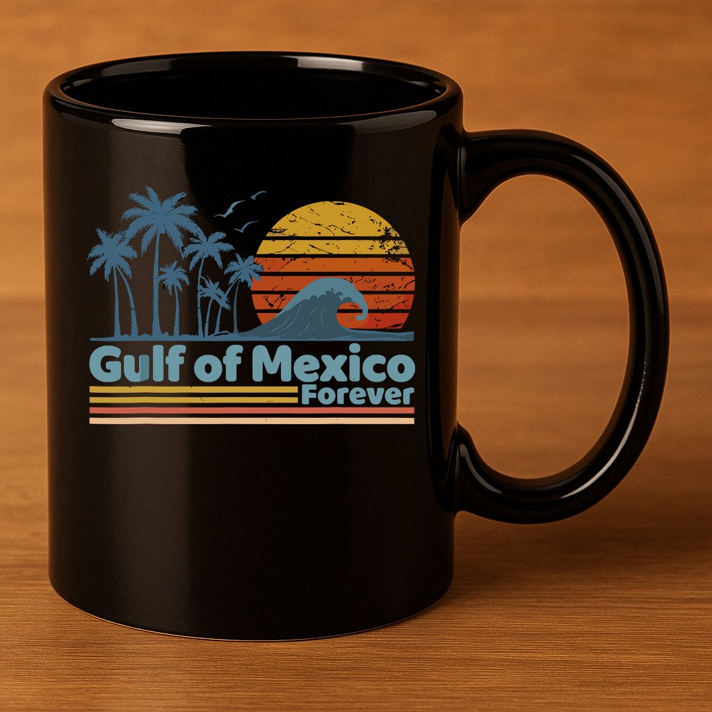 Gulf Of Mexico 11oz C Handle Ceramic Mug
